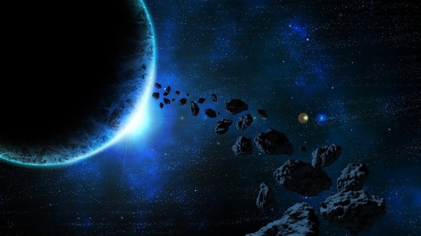 The near-destruction: Asteroids