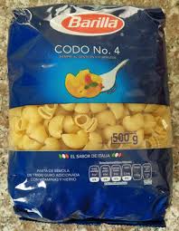 Codo No. 4 - Barilla - 500 g